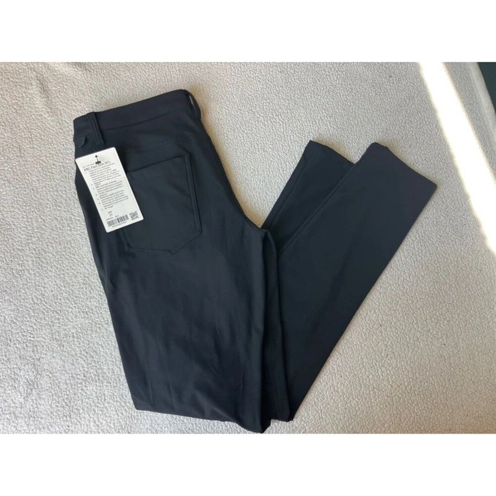 NWT Lululemon ABC Pants Slim Black Mens 31